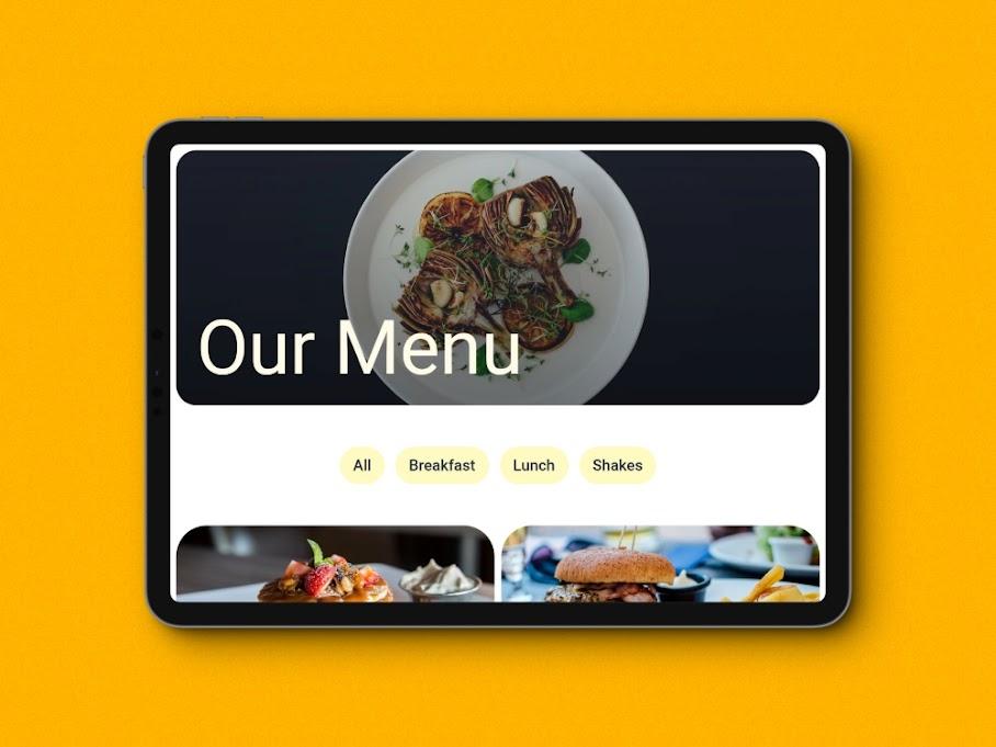 menu Mockups