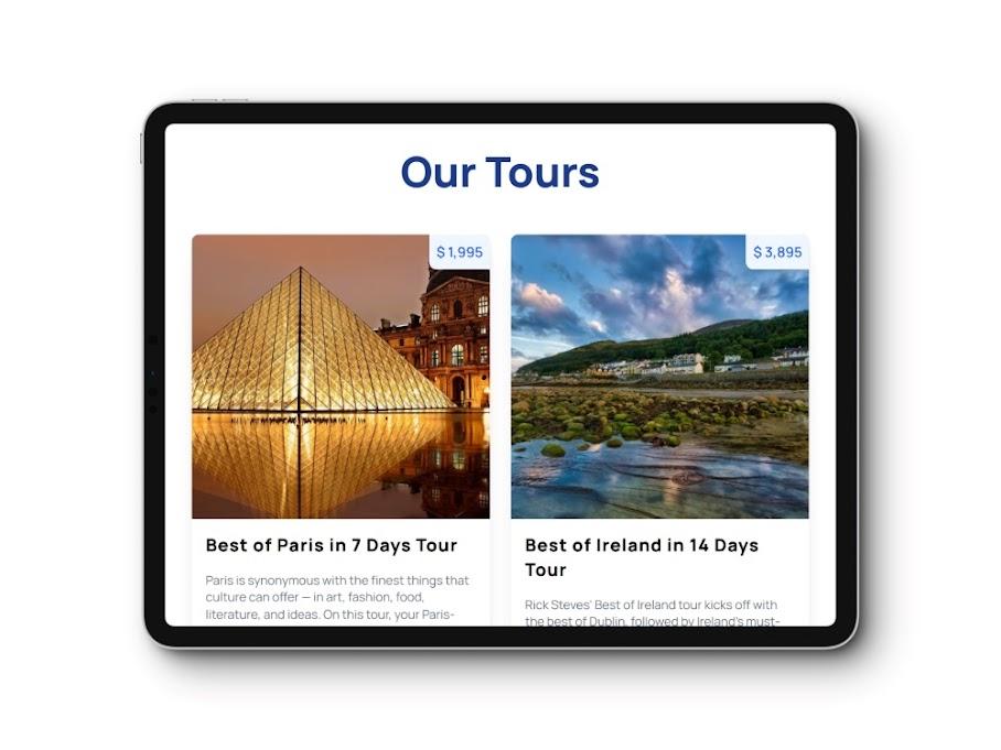 tours Mockups